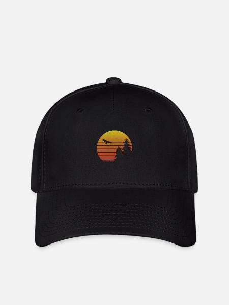 Aigle vintage - Casquette Flexfit - noir