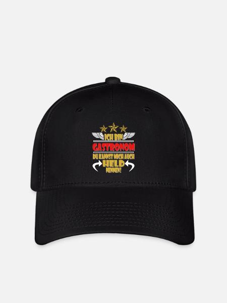 Gastronom Restaurant Gastronomie - Flexfit Cap - Schwarz