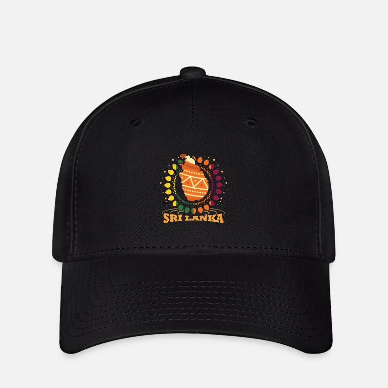 Sri Lanka - Flexfit Cap - black