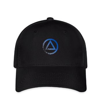 Anonymous alcoholic symbol logo AA NA anti alcohol - Flexfit Cap - black - Front
