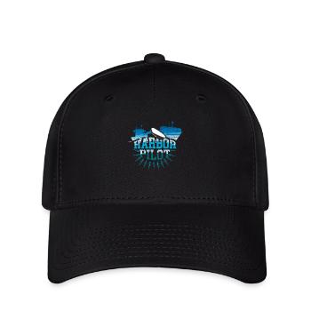 Hafenlotse - Flexfit Cap - Schwarz - Vorne