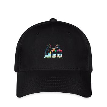 Train driver kids design - Flexfit Cap - black - Front