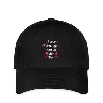 Schwiegermutter Design - Flexfit Cap - Schwarz - Vorne