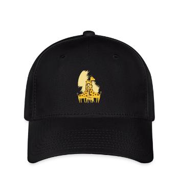 Giraffe family - Flexfit Cap - black - Front