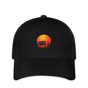 Camping-car - Casquette Flexfit - noir - Devant