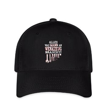 Männer Werkzeug - Flexfit Cap - Schwarz - Vorne