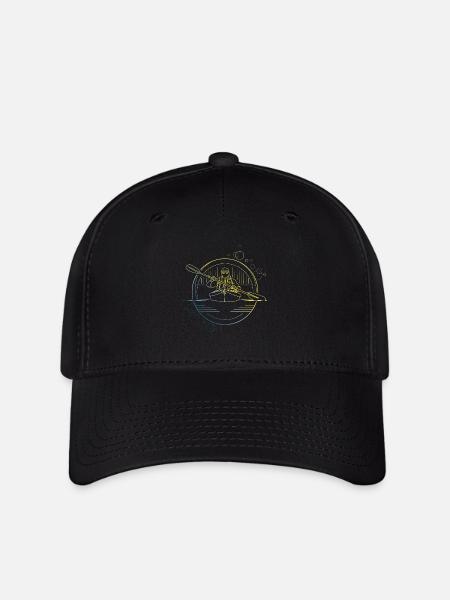 Kanu fahren - Flexfit Cap - Schwarz