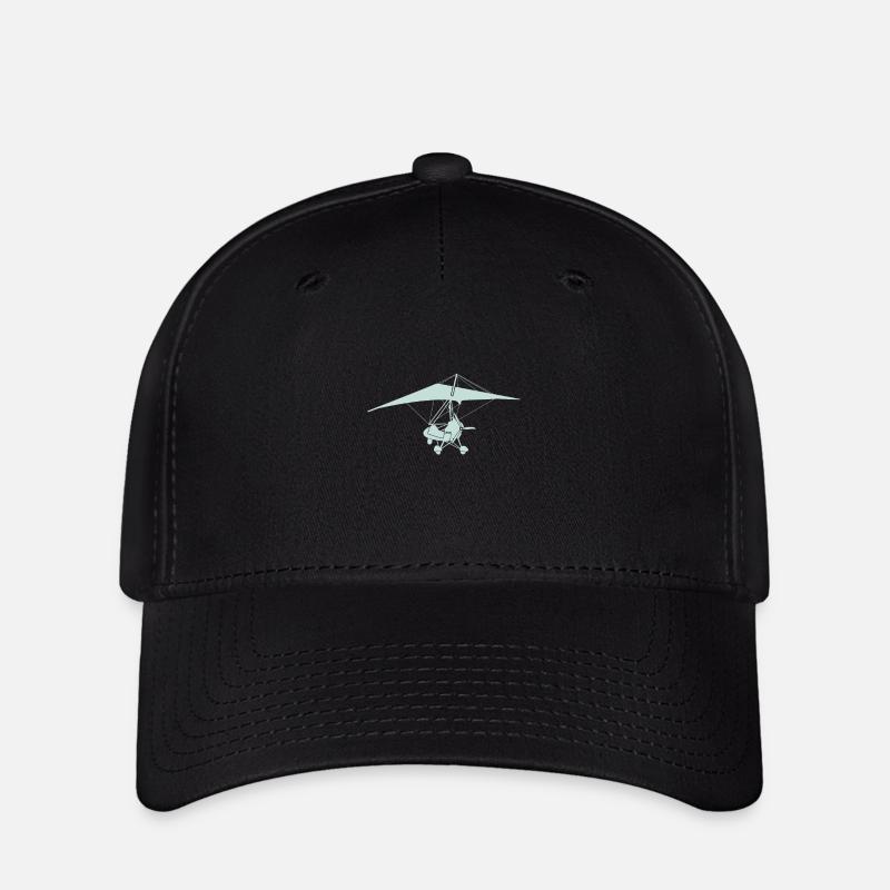 Ultraleicht-Trike, Flying trike - Flexfit Cap - Schwarz