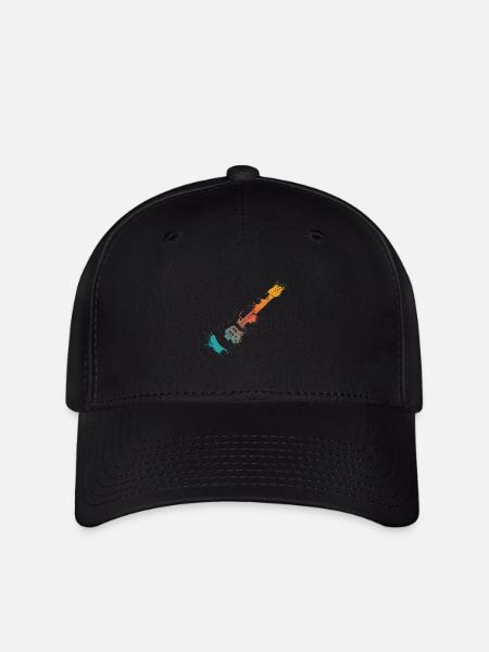 E-Gitarre Splash - Flexfit Cap - Schwarz