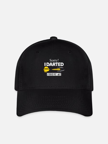 Dart Dartpfeil - Flexfit Cap - Schwarz