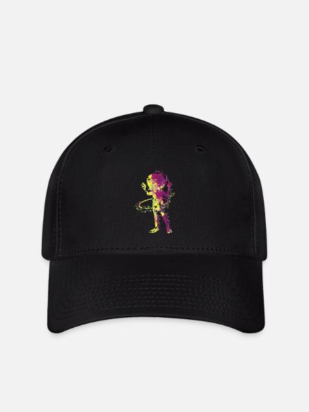 hulahoop - Flexfit Cap - Schwarz