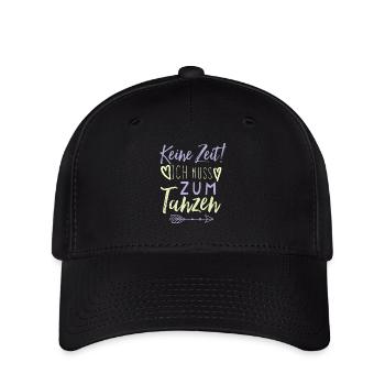 Tanzen Spruch lustig - Flexfit Cap - Schwarz - Vorne