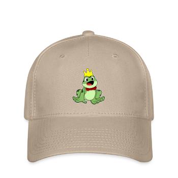 Frosch Krone - Flexfit Cap - Khaki - Vorne