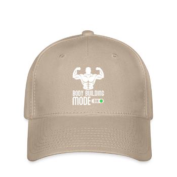 Bodybuilder Body building - Flexfit Cap - khaki - Front