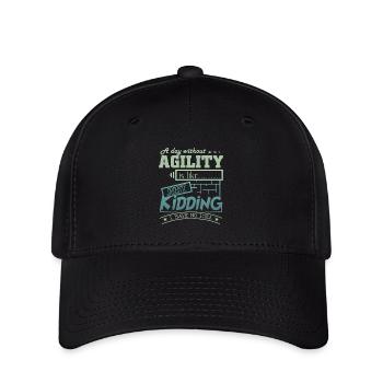 Agility - Flexfit Cap - Schwarz - Vorne