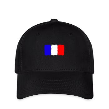 France Flag - Flexfit Cap - black - Front