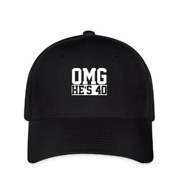 40th Birthday - Flexfit Cap - black - Front