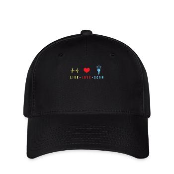 Ultraschall Sonographer Geschenk - Flexfit Cap - Schwarz - Vorne