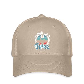 Young Wild And Three - Flexfit Cap - Khaki - Vorne