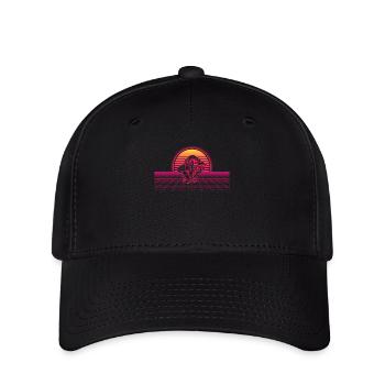 Mushroom Vaporwave - Flexfit Cap - black - Front