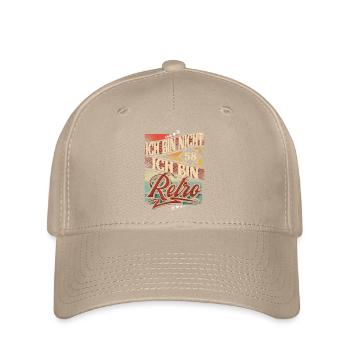 58. Geburtstag Retro Vintage - Flexfit Cap - Khaki - Vorne