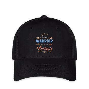 Inspiration Citation Slogan Fighter - Casquette Flexfit - noir - Devant