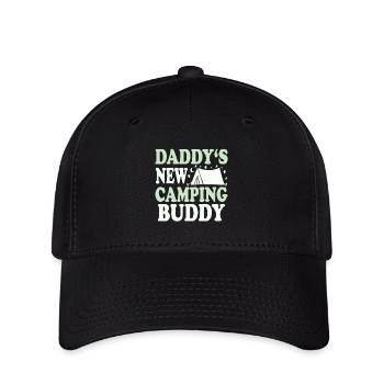 Daddys new camping buddy - Flexfit Cap - black - Front