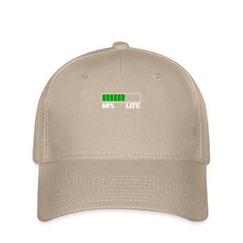 60e anniversaire 60% de vie 60 ans de vie Poutre de chargement - Casquette Flexfit - kaki - Devant