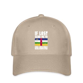 Drapeau de la République centrafricaine - Casquette Flexfit - kaki - Devant