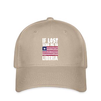Drapeau de la Libye - Casquette Flexfit - kaki - Devant