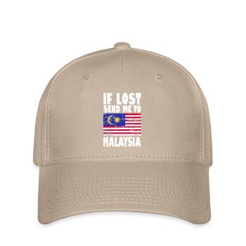 Drapeau de la Malaisie - Casquette Flexfit - kaki - Devant