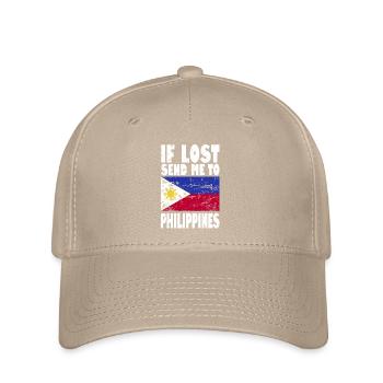 Drapeau des Philippines - Casquette Flexfit - kaki - Devant