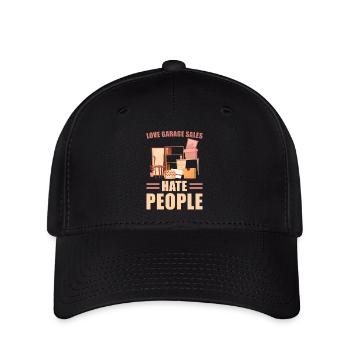 Slogan de vente de garage - Casquette Flexfit - noir - Devant