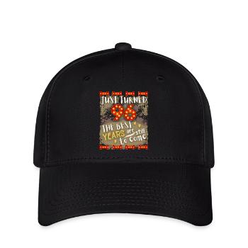 96th birthday 96 years old vintage design, saying - Flexfit Cap - black - Front