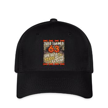 63. Geburtstag 63 Jahre alt Vintage-Design, Spruch - Flexfit Cap - Schwarz - Vorne
