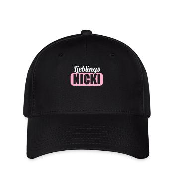 DDR Ostdeutschland Osten Ossi Lieblings Nicki - Flexfit Cap - Schwarz - Vorne