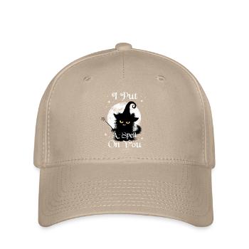 Je mets un sort sur toi Wuschelige Cat Wand - Casquette Flexfit - kaki - Devant