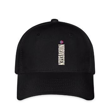 Norwegen - Flexfit Cap - Schwarz - Vorne