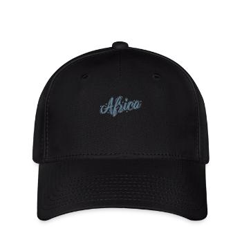 Afrika Kontinent Land Karte Erde - Flexfit Cap - Schwarz - Vorne
