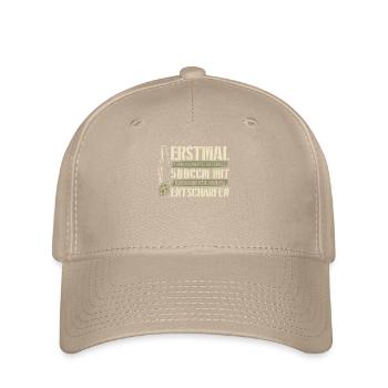 ERSTMAL LINGLASMANTELGESCHOSS 500CCM Bierliebhaber - Flexfit Cap - Khaki - Vorne