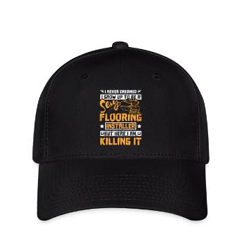 Sexy flooring installer - Flexfit Cap - black - Front
