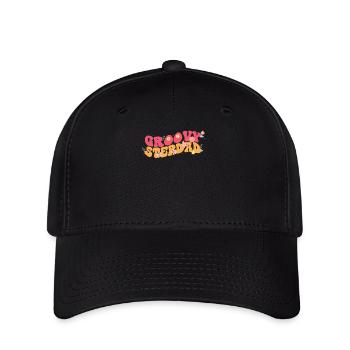 Groovy beau-père plante de jardin fleurs - Casquette Flexfit - noir - Devant