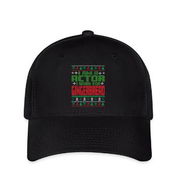 Actor Christmas Quote - Flexfit Cap - black - Front