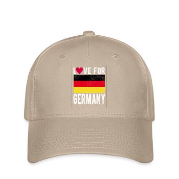 Drapeau de l’Allemagne - Casquette Flexfit - kaki - Devant