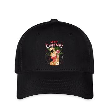 Christmas Gingerbread Boots, St. Nicholas - Flexfit Cap - black - Front