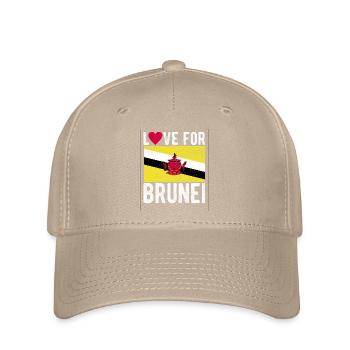 Brunei Souvenir - Flexfit Cap - Khaki - Vorne
