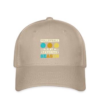 Volleyball is my favorite season - Flexfit Cap - khaki - Front