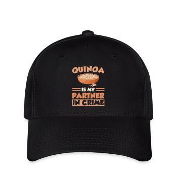 Dicton du quinoa - Casquette Flexfit - noir - Devant