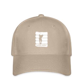 J’adore le golf - Casquette Flexfit - kaki - Devant
