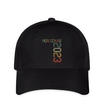 Realschule bestanden Realschulabschluss 2023 - Flexfit Cap - Schwarz - Vorne